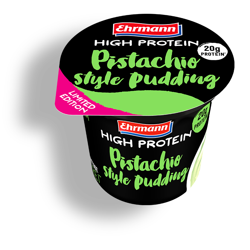 Ehrmann-High Protein Pudding Pistachio Style 200g Ehrmann High Protein Pudding Double Choc 200g